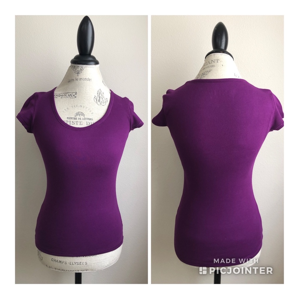 Victoria’s Secret Tee Shop Short Sleeve purple